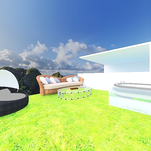 Mi casa de vacaciones. Interior Design Render