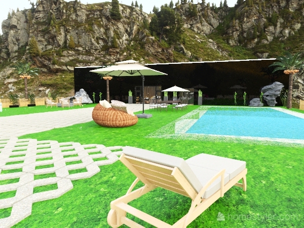 Copy of mountain cottage villa 3d design renderings
