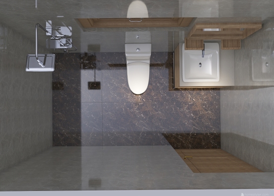 Bathroom 9' x 5' Design Rendering