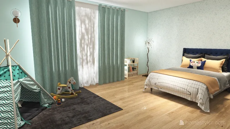 Moritas Bedroom 3d design renderings