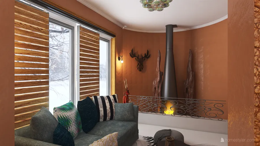 frozen house 3d design renderings