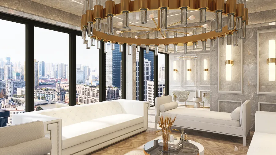 #HSDA2020Residential First Floor Luxury Apartment 3d design renderings