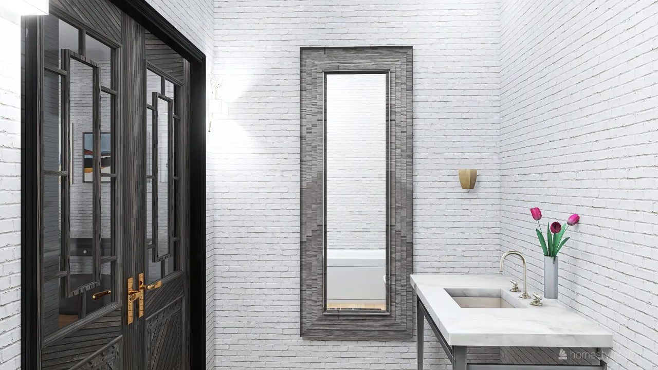 Bathroom 3d design renderings