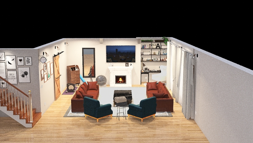 Quarantine-Dream Living Room 3d design picture 145.77