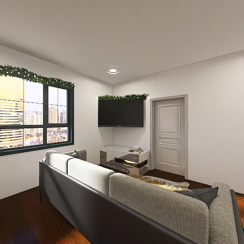 NYC Holiday Apartment 3d design renderings