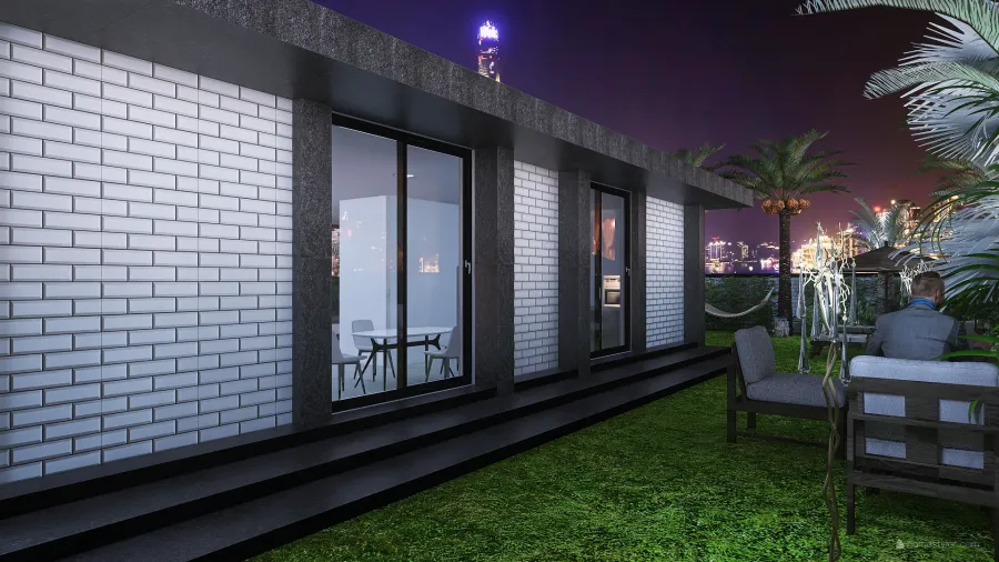 Modern house 3d design renderings