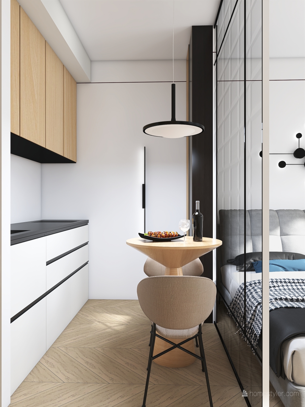loft apartments 3d design renderings