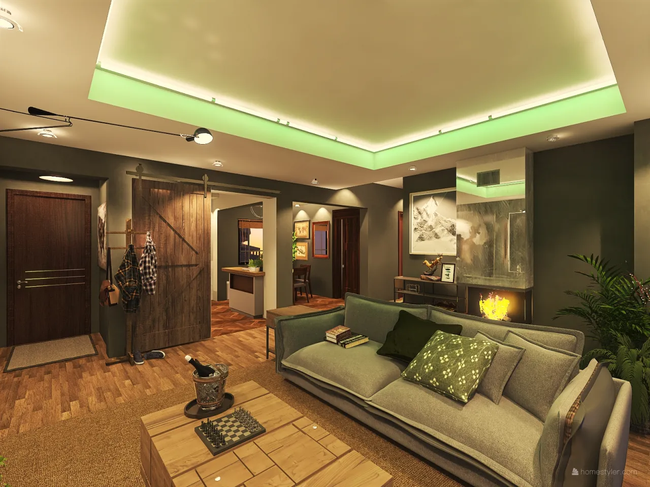 LivingRoom 3d design renderings