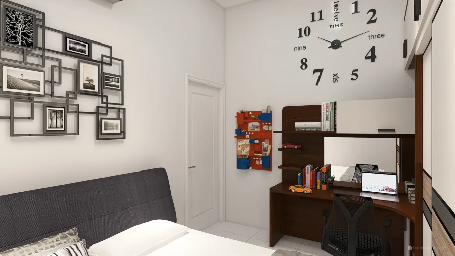 Kamar Anak 3d design renderings