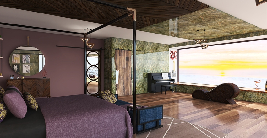 #HSDA2020Residentia Exotic Draqon Master Bedroom Project Interior Design Render