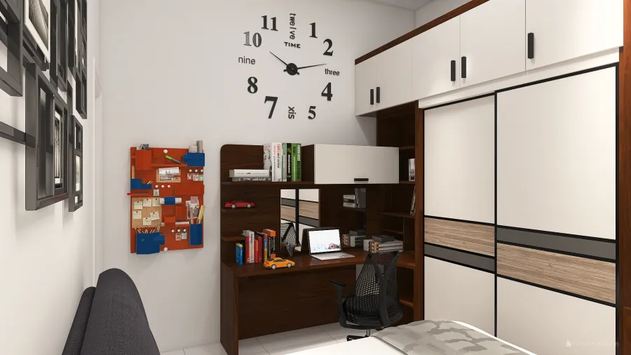 Kamar Anak 3d design renderings