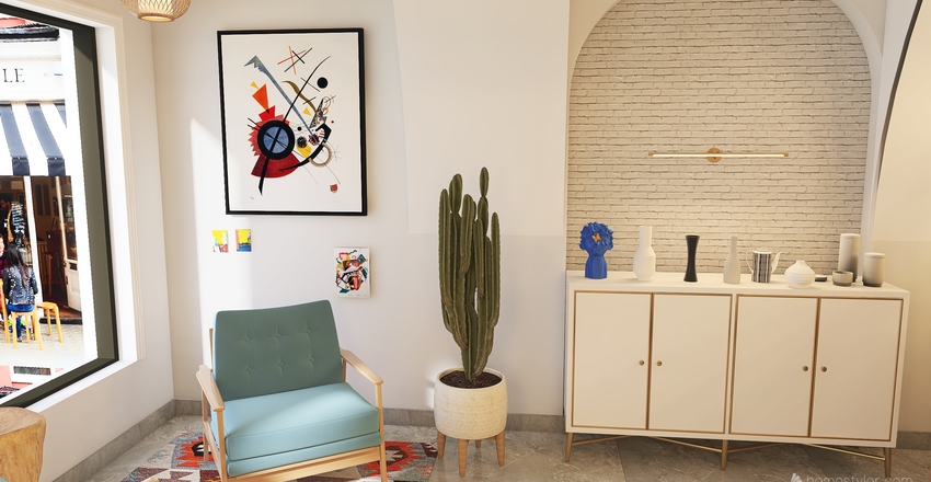 #HSDA2020Commercial Local ceramics store Interior Design Render