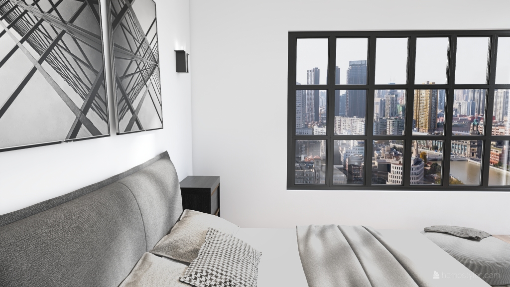 Sophisticated, Dark Luxury Suite 3d design renderings