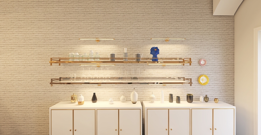#HSDA2020Commercial Local ceramics store Interior Design Render
