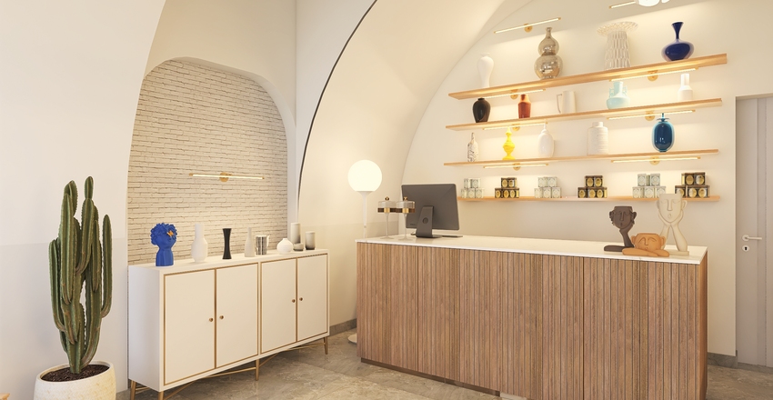 #HSDA2020Commercial Local ceramics store Interior Design Render