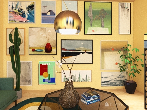 Village fancy house (no toilet tho) Interior Design Render