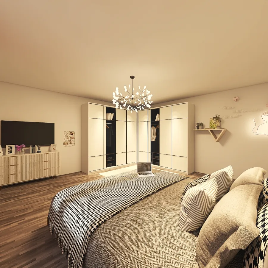 Mini appartamento italiano 3d design renderings
