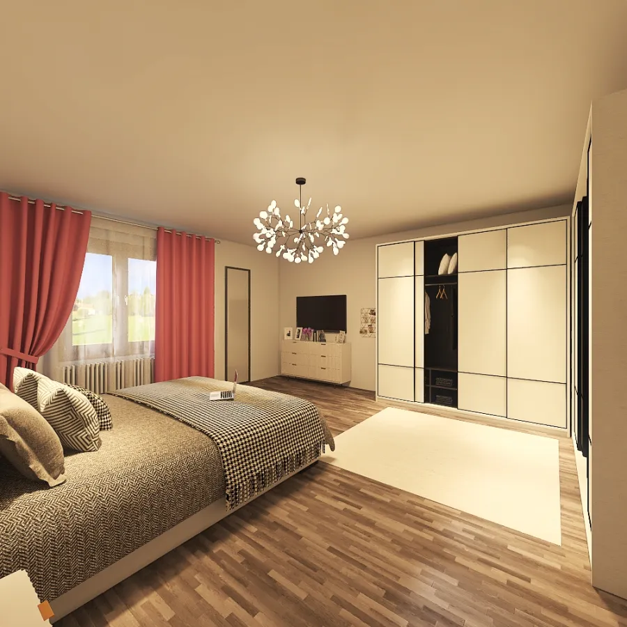 Mini appartamento italiano 3d design renderings