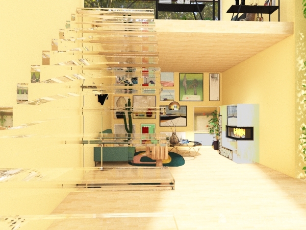 Village fancy house (no toilet tho) Interior Design Render