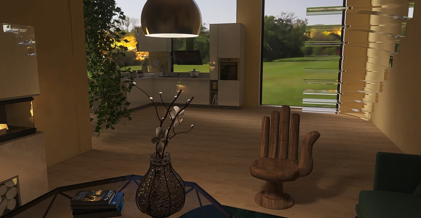 Village fancy house (no toilet tho) Interior Design Render