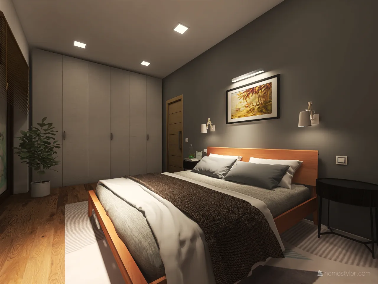 Bedroom 3d design renderings