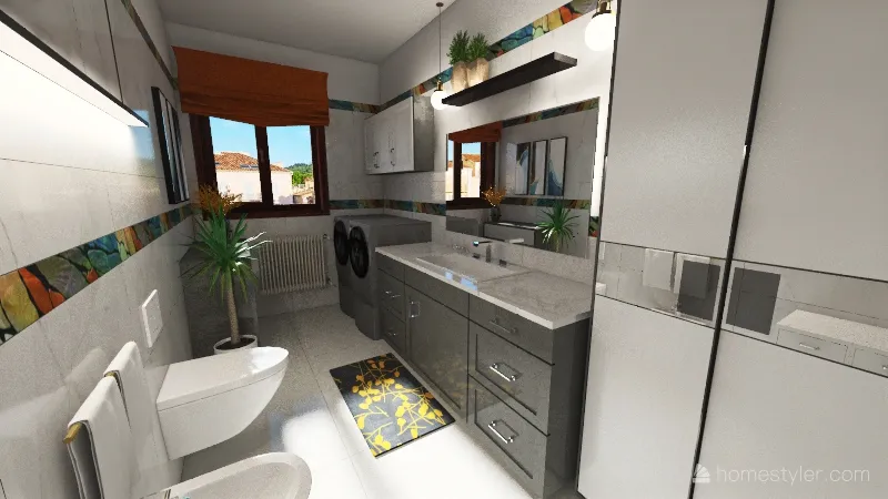 Comfortable apartment 3d design renderings