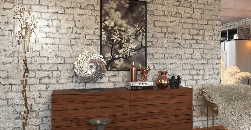 Downtown Loft Interior Design Render