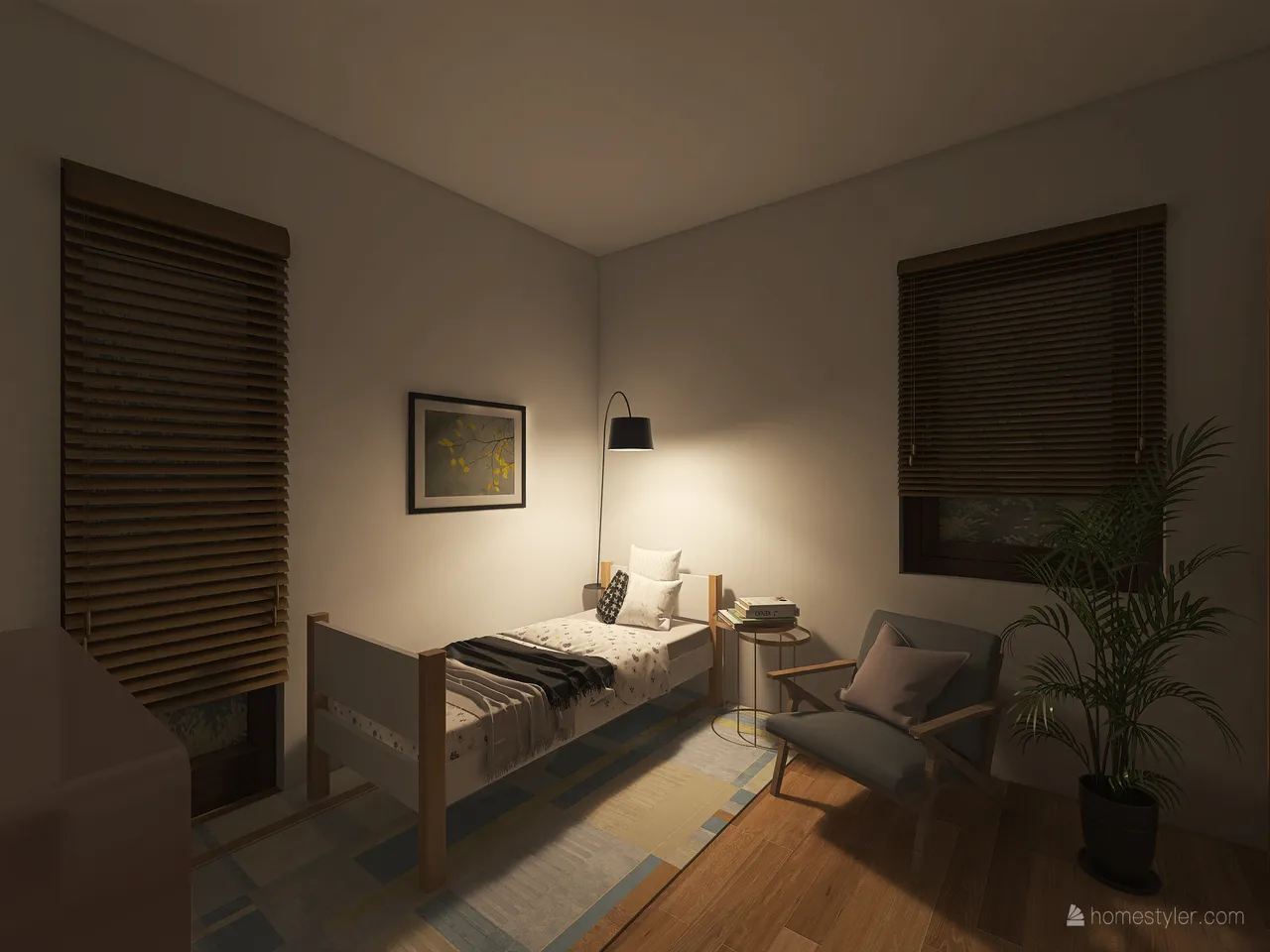 ElderlyRoom 3d design renderings