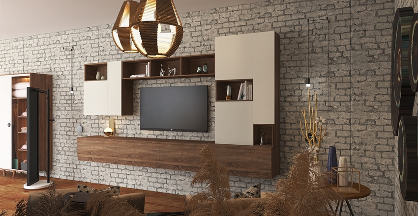 Downtown Loft Interior Design Render