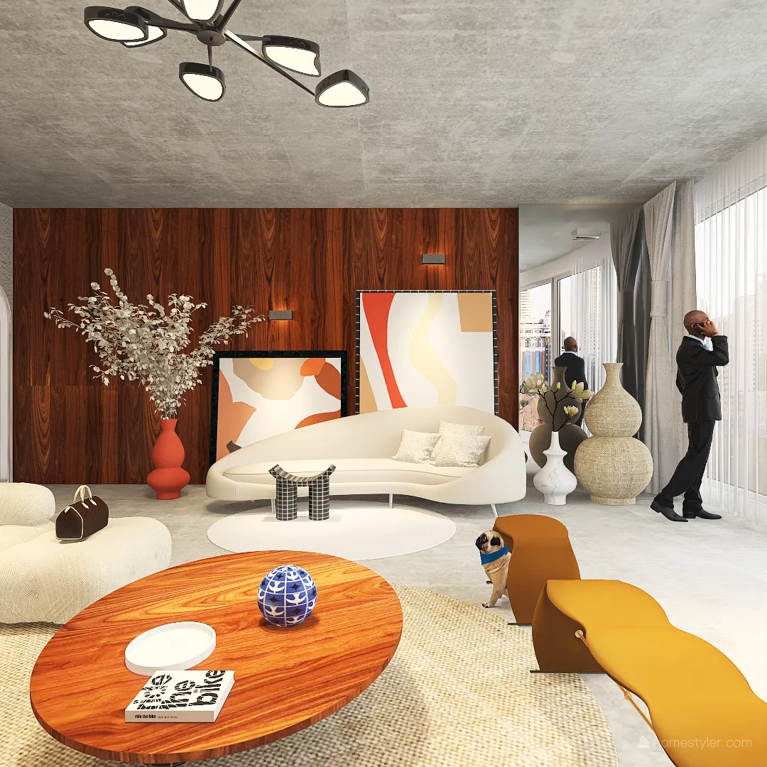 Apartamento Mauricio Berenger 3d design renderings