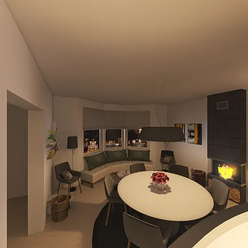 dinning room 3d design renderings