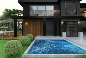 Modern Contemporary #HSDA2020Residential - Californian Modern Villa Design Rendering