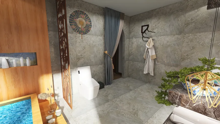 Master Bathroom1 3d design renderings