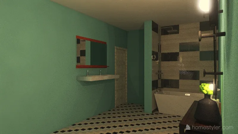 Bathroom Project 3d design renderings
