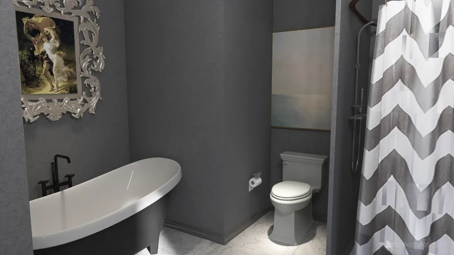 Dream Bathroom 3d design renderings