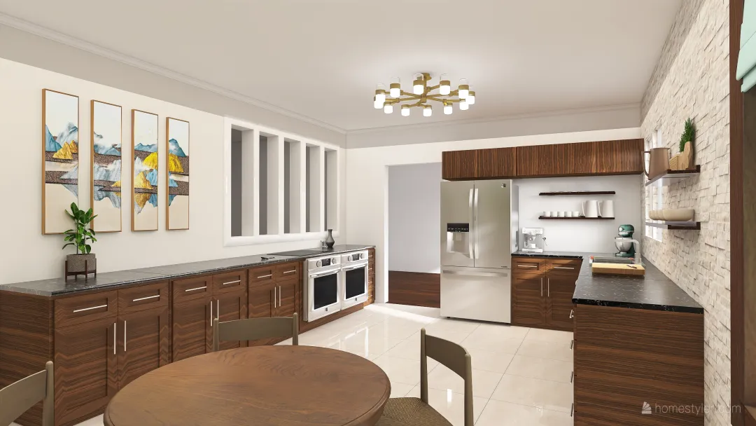 v2Barbieri Kitchen 3d design renderings