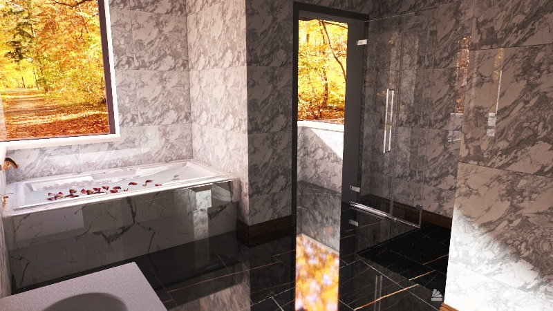 Dream bathroom 3d design renderings