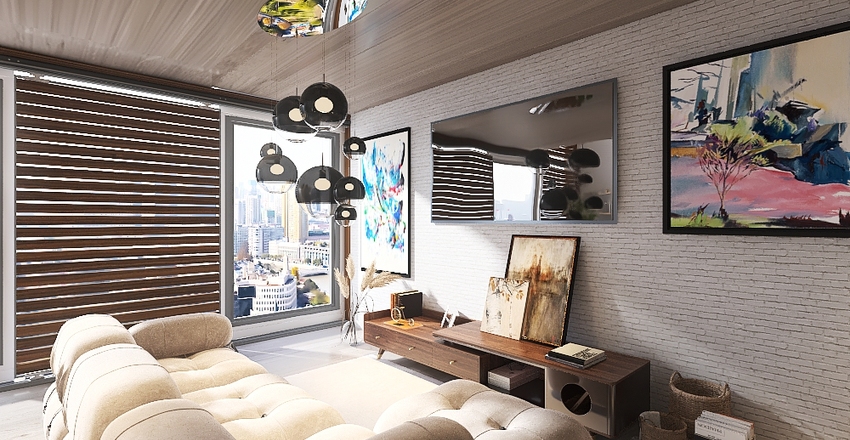 #HSDA2020Residential Loft Interior Design Render