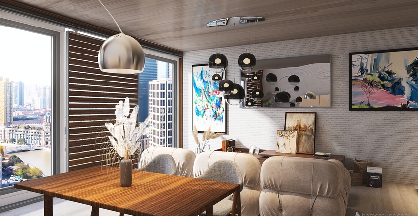 #HSDA2020Residential Loft Interior Design Render