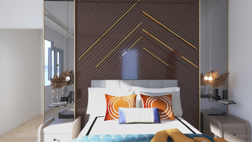 bed room design 3d design renderings