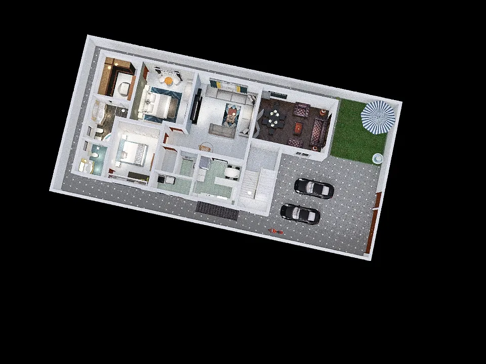 18 Marla Big Lobby 3d design renderings