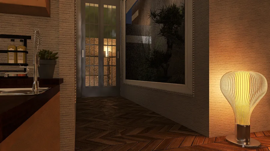 #HSDA2020 Residential Modern  Cottage 3d design renderings