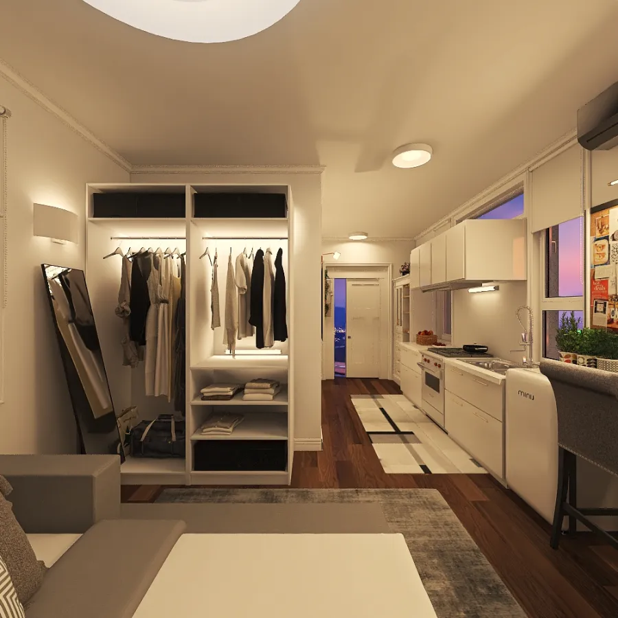 Cozy Tiny House 3d design renderings