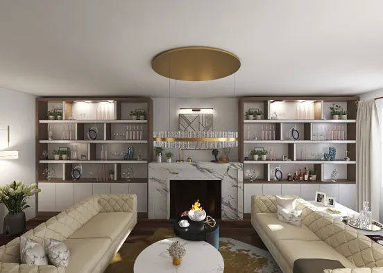 NYIAD living room Design Rendering