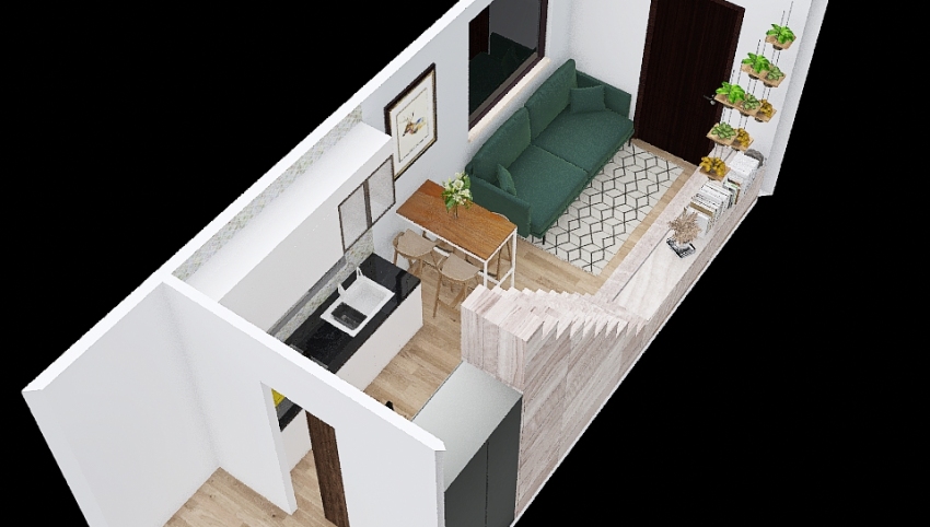Tiny House Design Ideas & Pictures (20 Sqm)-Homestyler