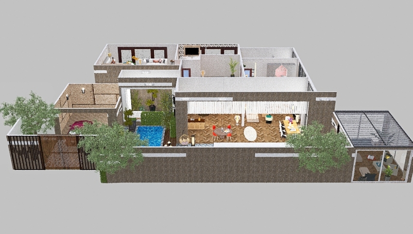#HSDA2020 Residential Modern  Cottage 3d design picture 1207.87