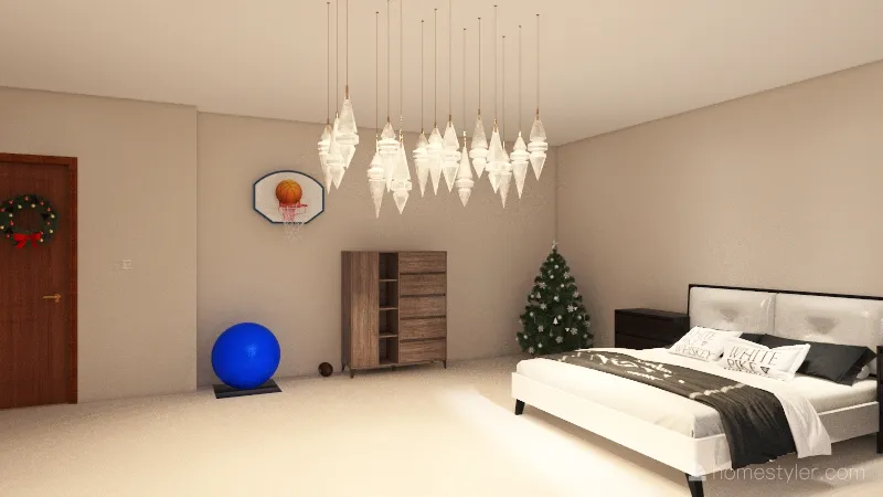 Gus's bedroom 3d design renderings