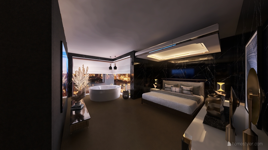 luxury apartment 3d design renderings