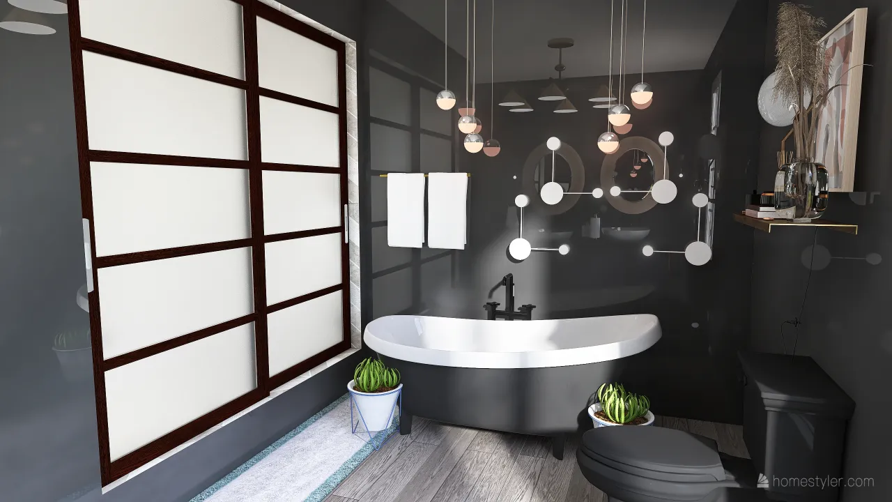 Bathroom 3d design renderings