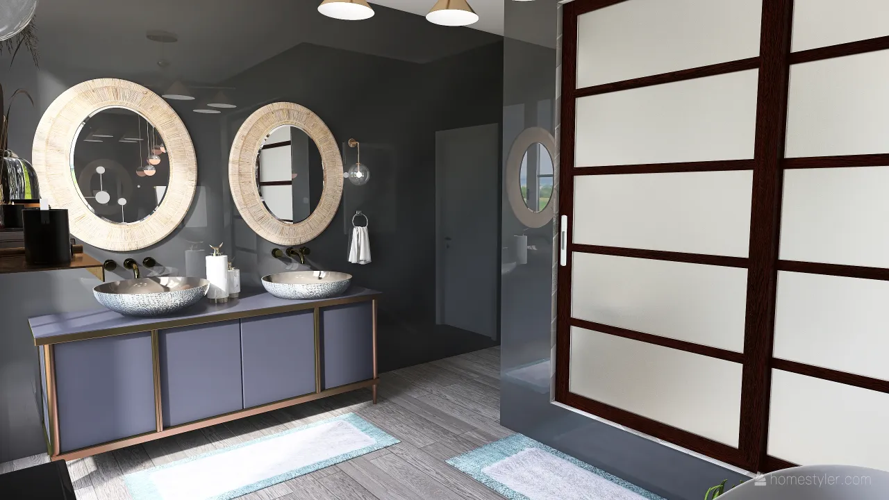 Bathroom 3d design renderings